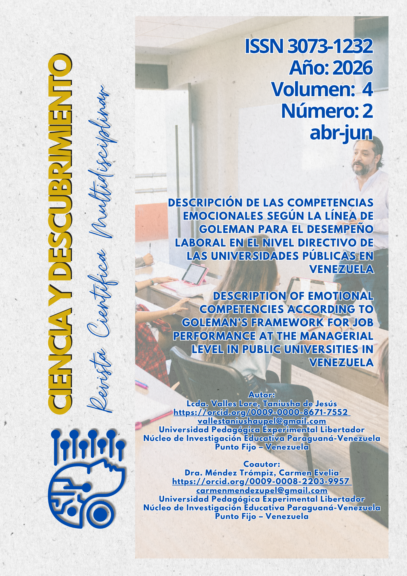 Descripción de las competencias emocionales según la línea