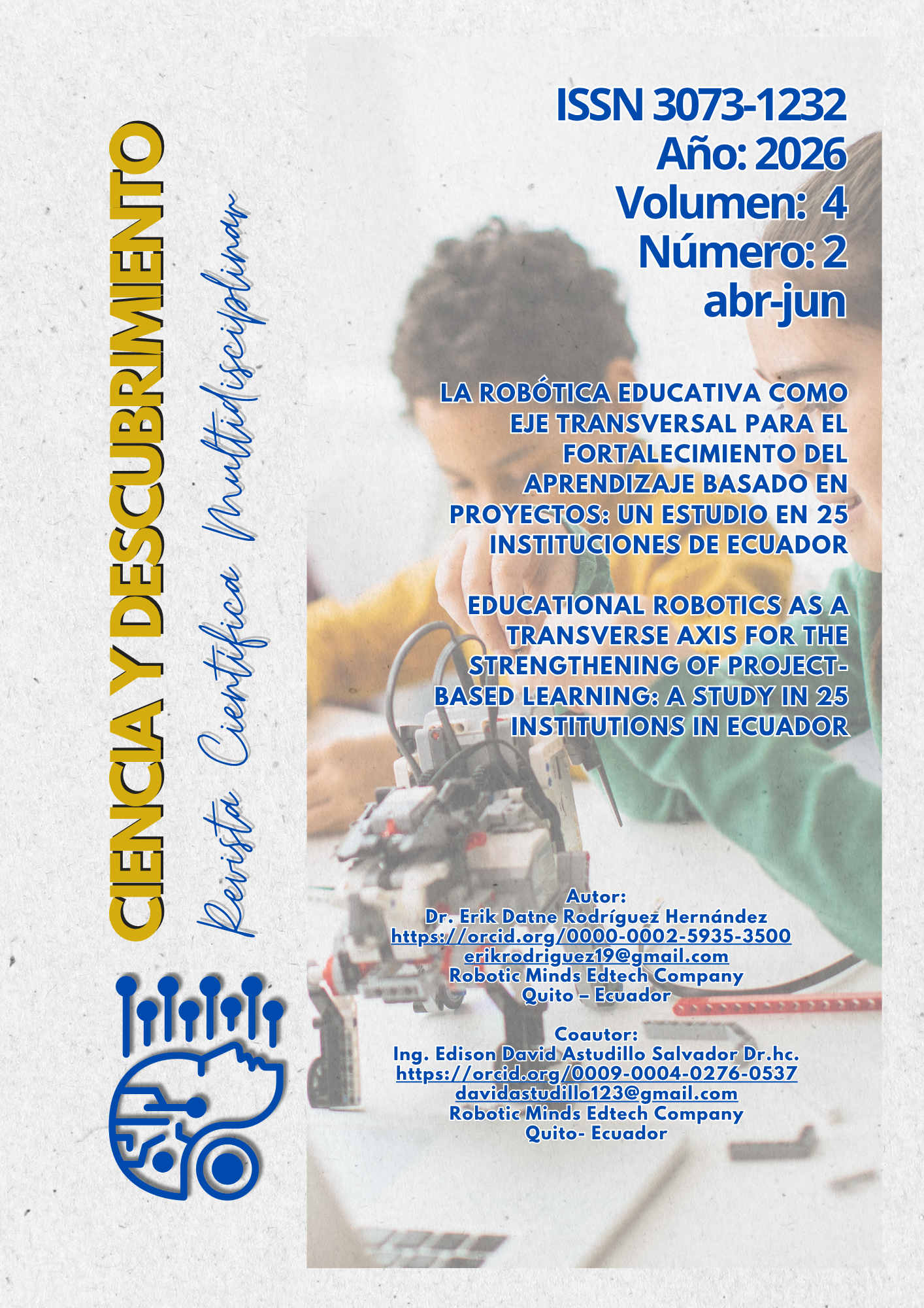 La robótica educativa como eje transversal para el fortalecimiento del aprendizaje basado en proyectos